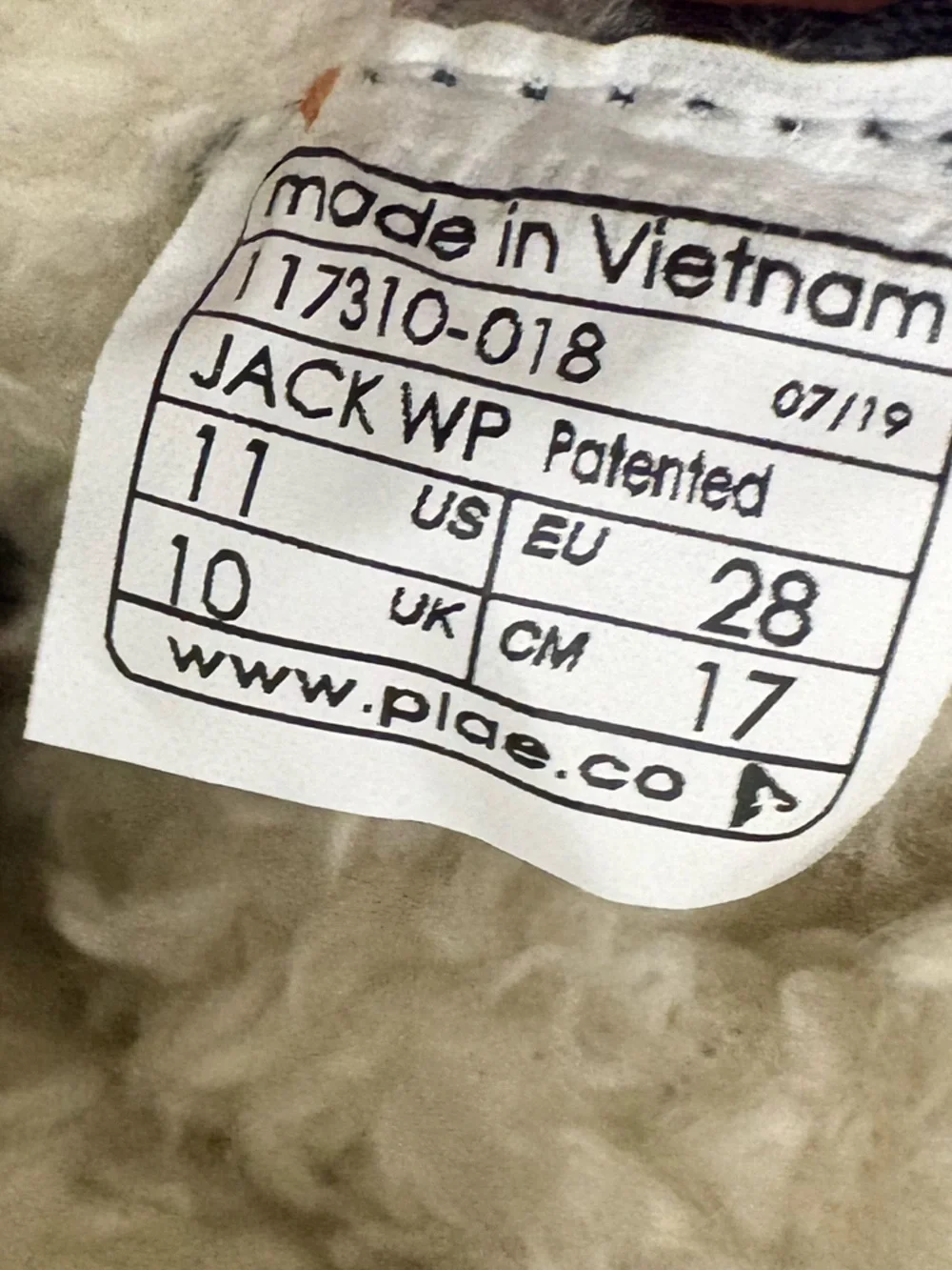 Plae Jack Waterproof Boots size 11